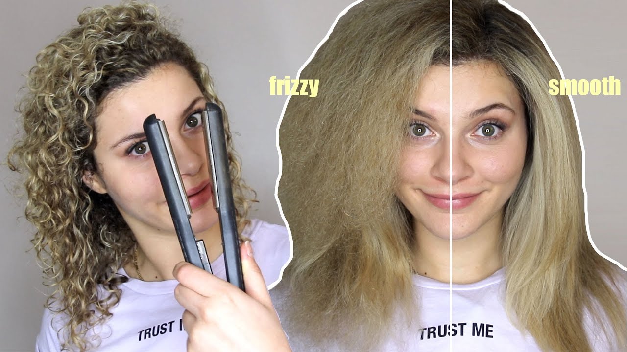 How to Straighten Curly Hair